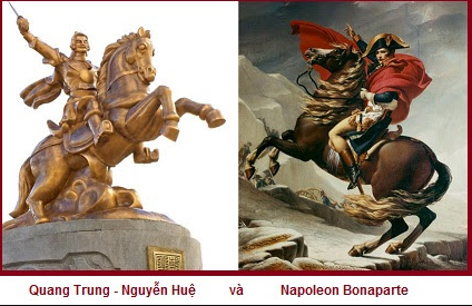 QUANG TRUNG - NGUYỄN HUỆ VÀ NAPOLEON PONAPARTE ( ẢNH 1 )