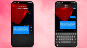Cài đặt hiệu ứng chủ đề Valentine trên iPhone