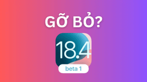 iOS 18.4 Beta 1 Bị Thu Hồi